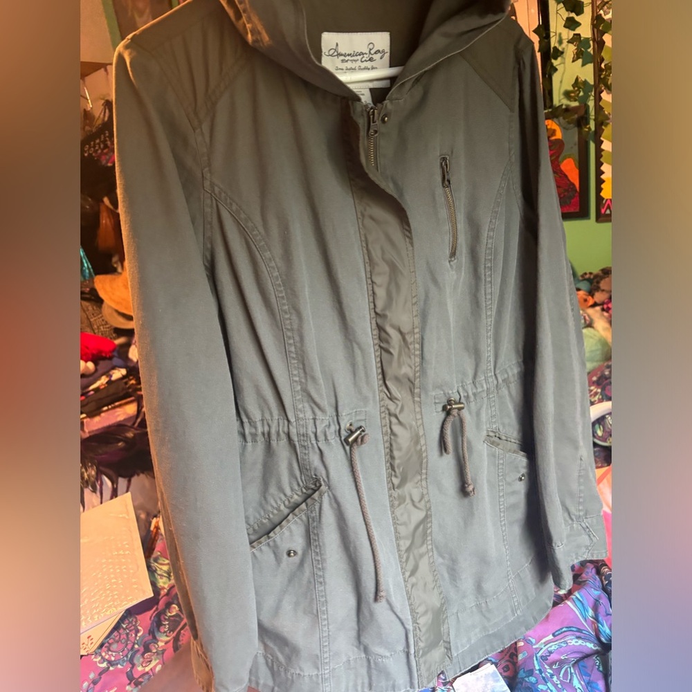 Olive Utility Jacket - image 1